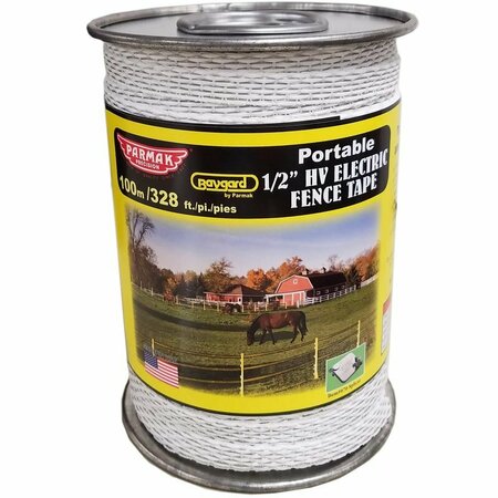 BAYGARD HV FENCE TAPE WHT 328' 692